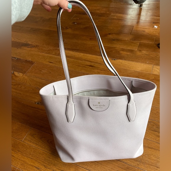 Kate Spade Lori Tote Peony Blush Bag Leather - Picture 2 of 7